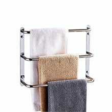 GBY Porta Asciugamani Doppio Porta Asciugamani Porta Asciugamani Cromato (Size : 35cm)