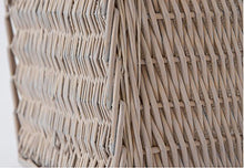Cestini Portaoggetti Cestino Bin Vestiti Snack Detriti Scatola Di Giocattoli Naturale Liu Rattan Tessuti A Mano Camera Da Letto Soggiorno TG,Small