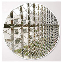 Rete Protettiva,Rete a Fune Rete Di Balcone Giardino Storage Luggage Cargo Corda Net Nylon Net Gattier,per Ringhiera Scale Proteggere Recinzioni Piante Recinto Trellis Party Foto Appeso,3" 5/16"