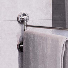Porta asciugamani a barra girevole a 3 piani | Deposito bagno in acciaio inossidabile | Porta asciugamani a muro | Portasciugamani cromato | Riparazioni incluse | M&W