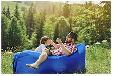 HongTeng Divani Sofà Gonfiabile all'aperto del sofà dell'Aria del sofà della Spiaggia del sofà della Luce del sofà Gonfiabile all'aperto Portatile del Cuscino 235 × 70cm (Color : Red)