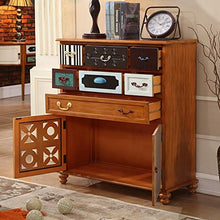 Yhjkvl Cassettiera da Salotto Governo di immagazzinaggio Lato Pranzo Governo del Vino Country Classic in Legno Massiccio Cassetto mobili for Soggiorno Cassettiera Camera Letto