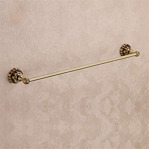 MBYW Portasciugamani Moderno Minimalista Portasciugamani Elegante per Il Bagno di Moda Accessori da Bagno in Rame Singola Asta Europea portasciugamani Singola Asta Asciugamano Antico Asta