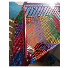 WEIFAN Rete di Sicurezza per Bambini, Decorazione a Colori per Asilo Scale di Protezione per balconi Recinzione anticaduta Tessitura Parco Giochi Rete da Arrampicata