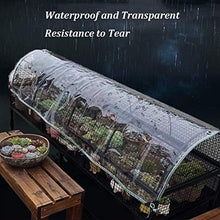CXF Trasparente Ispessimento Antipioggia Panno di Plastica 100% Impermeabile, Occhielli, All'aperto, Cortile, Copertura Vegetale, Formato può Essere Adattato, (Size : 1.4x1.7m)