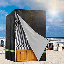 DEARLIVES Telo protettivo per poltrona da spiaggia, versione 2021, copertura per poltrona da spiaggia, 135 x 105 x 170/140 cm