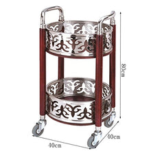 Jia He Carrello Carrello a cremagliera - Carrello portautensili per Carrello di Bellezza con Carrello Vino da Vino Carrello portautensili Portatile a Quattro Ruote
