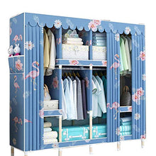 JFFFFWI Armadio Semplice Armadio Guardaroba Tessuto Semplice 165 * 45 * 170cm assemblato in Legno Massiccio (Colore: C)