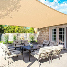 WXQIANG - Rete parasole per esterni, 85% UV, con occhielli in metallo rinforzati, 23 misure, protezione solare, isolamento termico, colore: beige, dimensioni: 1 × 1,5 m