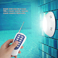 Annjom Lampada Subacquea, Telecomando Rotondo Impermeabile Decorativo colorato per Piscina per Illuminazione a Fontana