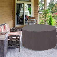 YULIAN 115x75cm Mobili da Giardino, Terrazza Coperture per mobili Rotonde, Tavolo da Giardino Impermeabile UV Resistente ai Raggi UV, Festival di umidità 420D Oxford Tessuto Tessuto copertu.