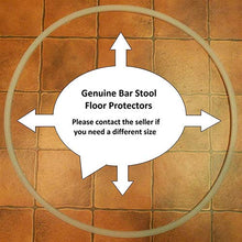 ZSXZX Protezione per Sgabello da Bar, Guarnizione di Protezione per Pavimento in Gomma per Base Sgabello da Bar Cucina Soggiorno Sala da Pranzo Camera da Letto, 2 Pz(Size:41cm)