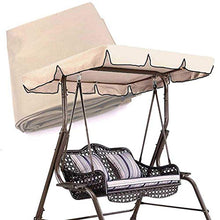 ZJM Tettoia di Ricambio per Altalena da Esterno, Telo di Copertura per Altalena, Coprisedile per Altalena Impermeabile Resistente Ai Raggi UV, per Amaca da Giardino All'aperto,249 * 185 * 18cm