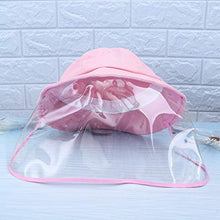 Amosfun Cappello di Protezione Protettivo Scudo Integrale Cappello da Sole Estivo Cappello da Pescatore Cappello Antiappannamento Visiera per Esterno (Adulti Rosa)