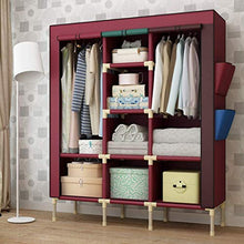 TWDYC Armadio Semplice Gabinetto Steel Tube Bold Ispessimento casa Assemblea Armadio Guardaroba Dormitorio