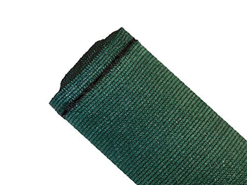 Frangivista 90% - Verde/Nero - 185 g/m² - Dimensione Grande - Asole Verde/Nero 1,50 m x 50 m