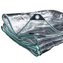 yunyu Telo Trasparente Impermeabile Heavy Duty Car Boat Copertura Antipioggia Tenda da Campeggio per rimorchio con Occhielli e Bordi rinforzati, 350 g/m