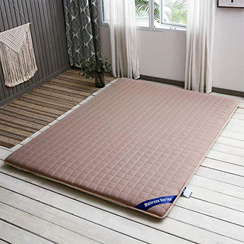 Z&HA Spesso Pieghevole Tatami Materasso, Ultra Morbida Traspirante futon Giapponese Tappetino Portatile dormitorio Mattress Pad,C,180 x 200 cm