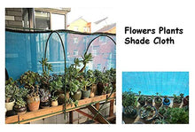 Paralume per Piante da Giardino, 80% Sunblock Paralume per Tende Blu, Paratoia A Blocchi UV con Rilegatura Nera E Anelli di Tenuta (Dimensioni : 4X5m)