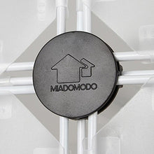 MIADOMODO® Armadio a Cubi - 110/180/37 cm, 10 Scomparti con Ante e 2 Aperti, 2 Aste Appendiabiti, Plastica, Bianco - Armadietto Portatile, Componibile, Guardaroba, Ripostiglio Modulare