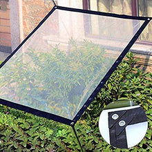 MTYLX Grande Tela Cerata Resistente, Teloni, Protezione Solare Impermeabile Trasparente Pellicola Di Plastica Piante da Giardino Copertura Del Terreno Antivento Copertura Leera Della Tela Cerata Impe