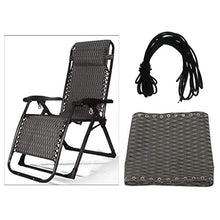 Fenteer Cavo di Ricambio in Tessuto Cord Lace per Sedia A gravità Zero Reclinabile Grigio - A