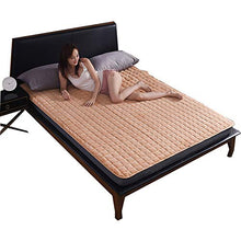 Yamyannie-Home Materasso Pad Ultra Molle del Materasso Pad |Poliestere (Colore : Arancia, Dimensione : 120x200cm)