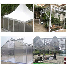 SHIJINHAO Telo Impermeabile Esterno Chiaro Impermeabile incatramata/Tarp Copertina con Occhielli, Heavy Duty, 650kg / Metro Quadro PVC Morbido Consiglio, può Essere Personalizzato