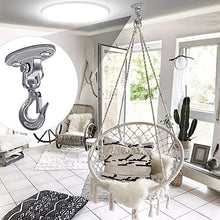 Besthouse Gancio per Soffitto, SUS304 Acciaio Inossidabile, Gancio per Il Carico, Gancio per soffitto Suspension,4 Viti per Calcestruzzo e Legno, Yoga, Sacco da Boxe, capacità di Carico Fino a 350Kg