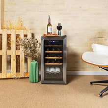 Cecotec Cantinetta GrandSommelier 15000 Inox Compressor. 15 bottiglie, compressore, alte prestazioni, temperatura regolabile, classe di efficienza energetica A