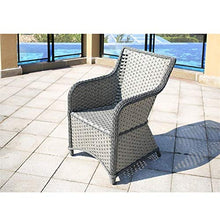 HLZY Tavolo in Vimini in Rattan mobili in Patio e Set Sedia, Patio Mobili da Giardino Tavolo e sedie Set Patio Conservatorio Indoor Outdoor per Garden Outdoor Piscina