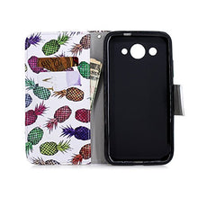 Robinsoni Custodia Compatibile con Huawei Y3 2017 Cover Flip Custodia Huawei Y3 2017 Portafoglio Custodia Libro Pelle PU Antiurto Cover Taccuino Cover Libretto Cartone Animato Magnetica Cover Ananas