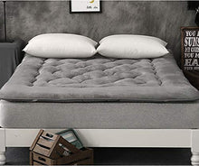 QVIVI Materasso Futon Tatami Pieghevole, Materassi Letto Futon da Terra Portatile Caldo E Traspirante Morbido Inverno per Camera da Letto Campeggio 1.2 * 2M