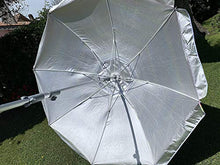 MLI Ombrellone a 8 Stecche da Giardino o Spiaggia da 220 cm Deluxe Con Sacca Inclusa Fantasia Tipo A 96515DELA, Regolabile in Altezza, con Sfiatatoio e Palo con Punta a Vite