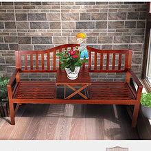 3 Posti di Legno Panchina da Giardino Panchina da Esterno,Tavolo E Sedia da Balcone Sollevabili Panchine da Terrazza,Panca Lounge da Interno Con Schienale E Braccioli,Per Portici Passaggi di Lavoro