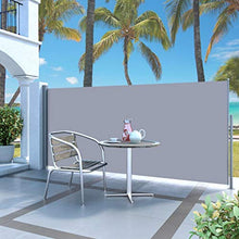 Festnight Tenda da Sole Laterale Retrattile, Tenda da Sole Laterale per Giardino, Tenda da Esterni 140 x 300 cm Crema