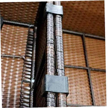 Clip Outdoor Furniture Patio Wicker clip di plastica Divano Connect Clamps per sedie mobili da giardino del sofà 10PCS 6CM