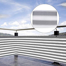 Tenda Parasole Sunblock 0.9 * 5m Balcone Copertura paravento per Privacy Terrazzo Recinzione privata Vento Parasole Copertura Parasole per Giardino Patio Prato