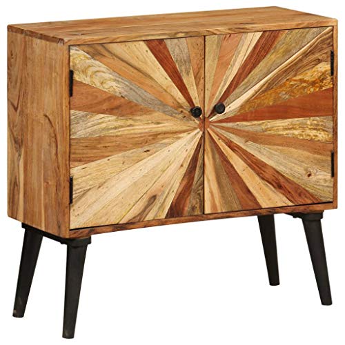 vidaXL Legno Massello di Mango Credenza 85x30x75 cm Madia Mobile Armadietto