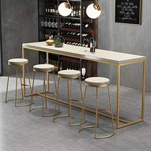 Yxsd Bar sgabello da cucina presiede i piedini di metallo rotonda Sedile Sedia da pranzo for la prima colazione bancone e casa semplice Ferro Modern Cafe di svago di alta vento coperta sgabelli for es
