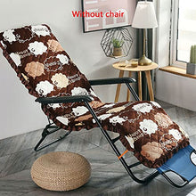 Cuscino Imbottito per Sdraio, Cuscini Lettini Prendisole per Sedia a Sdraio Relax,Cuscino per Sdraio Lettino Universale Cuscino Imbottito per Chaise Longue e Sedie da Giardino,Veranda,#2,52x160cm