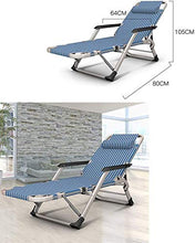 HaoLi Sedia Leggera Pieghevole e reclinabile Sedia Sdraio, Sedia a Sdraio Lettino reclinabile Sedia Relax Sedia Lounge Regolabile