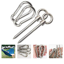 VORCOOL Aiutante Sportivo Kit di Sospensione per Amaca Resistente da 4 Pezzi Moschettoni per Amaca durevoli per Amaca