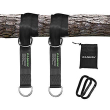 CANWAY Cinghie Amaca Cinghie per Amaca All'aperto Cinghie Pendenti Altalena Albero 2 Corde 1.5M Massima Portata 600KG per Amache e Altalene da Campeggio