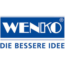 WENKO Specchio d'appoggio con luce LED Bertiolo - Specchio per cosmesi, specchio con illuminazione, superficie specchiante: 13 x 18 cm, Plastica, 21 x 30 x 16.5 cm, Bianco