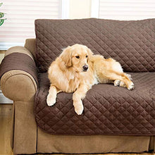 Yinuoday Fodera per Divano Reversibile Fodera per Mobili Fodera per Divano Trapuntata Impermeabile Fodera per Divano per Animali Domestici Bambini (Doppio Sedile)