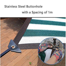 Rete ombreggiante Tenda da Sole in Tessuto con Occhielli, Piante di pergola, 85% Telo di Tela Verde Zebra per L'Estate, Misura Opzionale (Size : 3x4m)