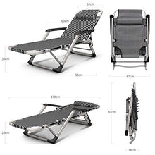 LIYANJJ Sedia Oversize Zero Gravity Sedia Imbottita Regolabile Pieghevole Lounge reclinabile Lettino da Giardino Sedie da Giardino Sedia da Spiaggia