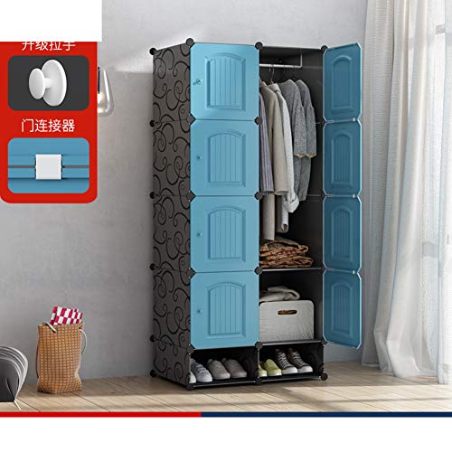 JYXJJKK Armadietto di Montaggio Facile,Camera da Letto Armadio Multifunzionale-h