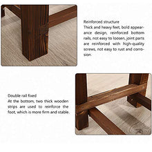 household products Panchina in Legno Massello, Panchina da Giardino in Legno Massello di Anti-corrosione, Portico per Il Tempo Libero Decorazione del Pattino Che Cambia Sgabello